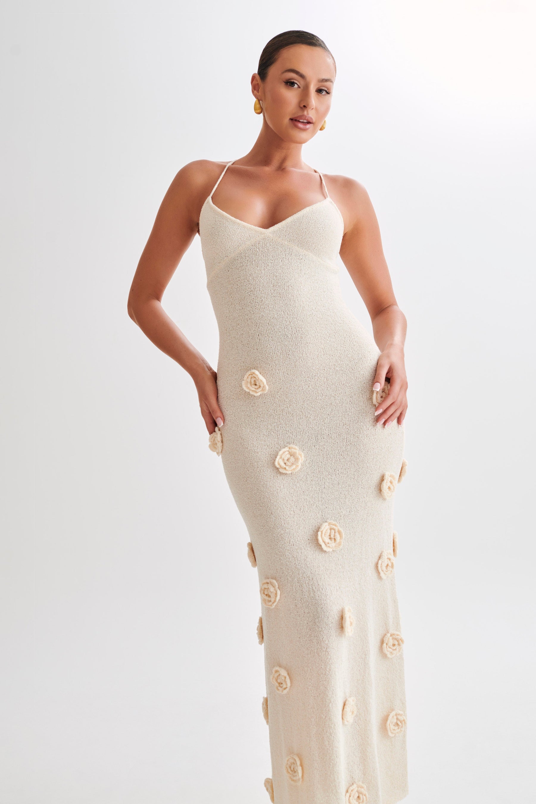 Vestido Longo Tricot Floratta